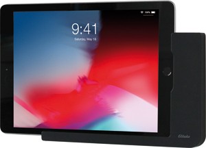 ELTAKO – iPad Aufputz-Dockingstation - OnWall-sz (Alu schwarz eloxiert / für alle iPads)